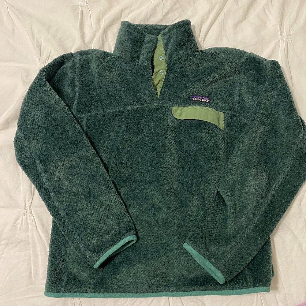 Green Patagonia Snap - T Fleece